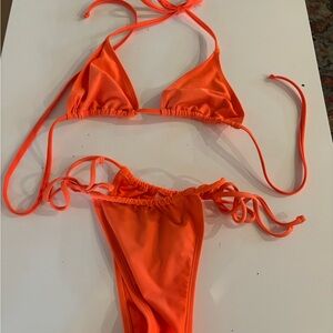 SHEIN Bright Orange Bikini